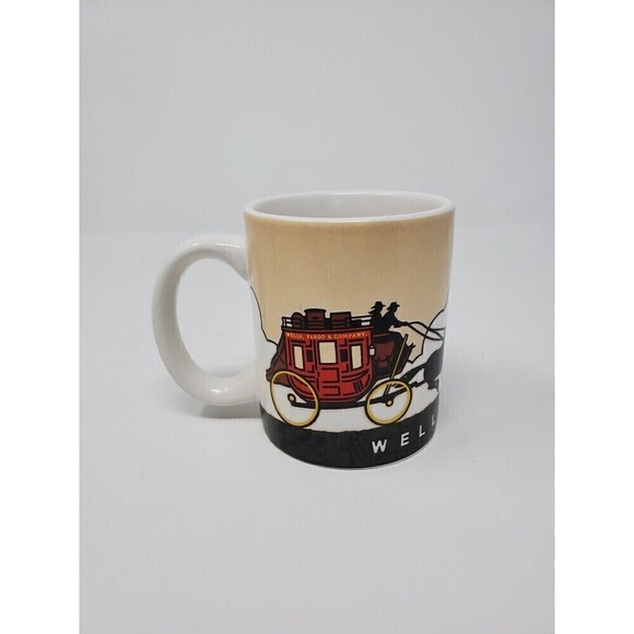 WELLS FARGO GIFT COLLECTIBLE LOT JACK THE DOG PLUSH & STAGECOACH COFFEE MUG - Picture 3 of 14